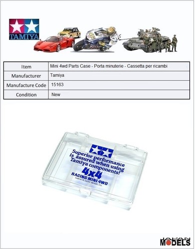 Mini 4wd parts case cassetta - 4wd,