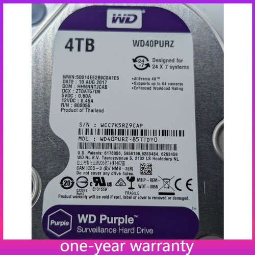 Western digital wd40purz - 4, tb